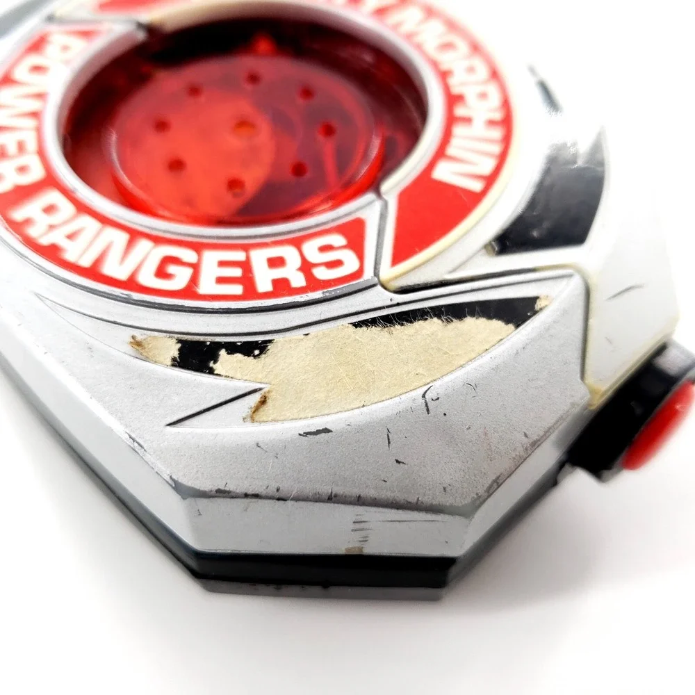 Vtg Mighty Morphin Power Rangers Electronic Power Gun/Sword & Morpher Works